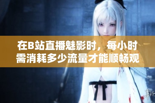 在B站直播魅影时，每小时需消耗多少流量才能顺畅观看