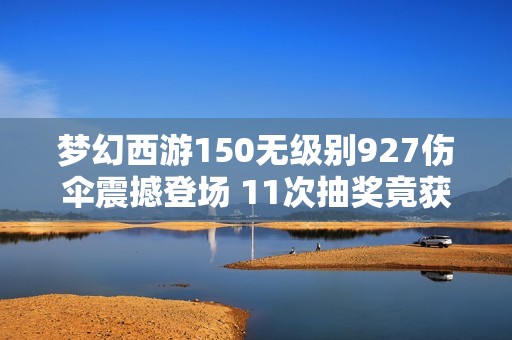 梦幻西游150无级别927伤伞震撼登场 11次抽奖竟获得绝版恶魔猪猪