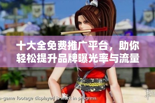 十大全免费推广平台，助你轻松提升品牌曝光率与流量