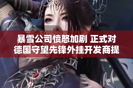 暴雪公司愤怒加剧 正式对德国守望先锋外挂开发商提起法律诉讼