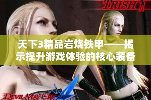 天下3精品岩烧铁甲——揭示提升游戏体验的核心装备与独特魅力