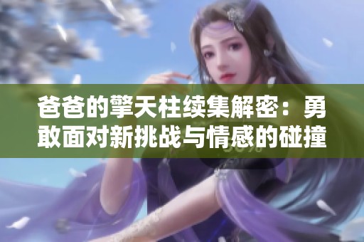 爸爸的擎天柱续集解密：勇敢面对新挑战与情感的碰撞