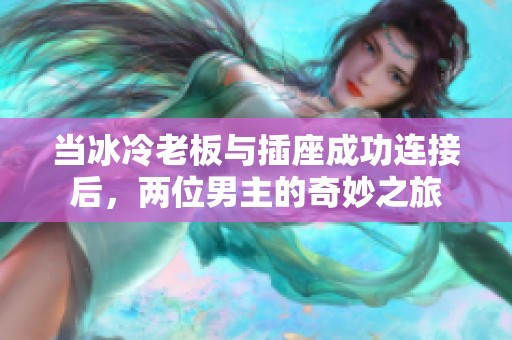 当冰冷老板与插座成功连接后，两位男主的奇妙之旅
