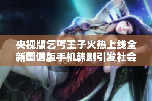 央视版乞丐王子火热上线全新国语版手机韩剧引发社会关注与热议