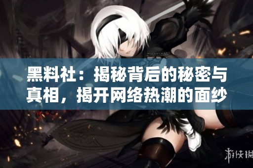 黑料社：揭秘背后的秘密与真相，揭开网络热潮的面纱