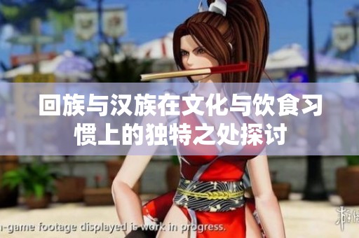 回族与汉族在文化与饮食习惯上的独特之处探讨