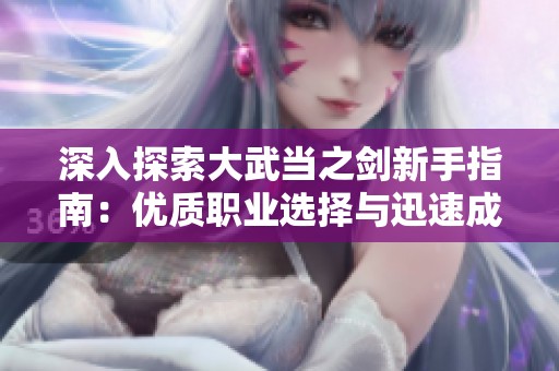 深入探索大武当之剑新手指南：优质职业选择与迅速成长的诀窍分享