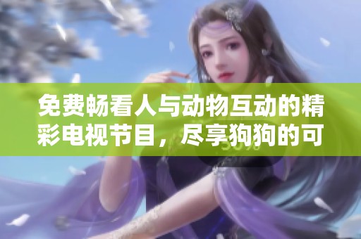 免费畅看人与动物互动的精彩电视节目，尽享狗狗的可爱瞬间