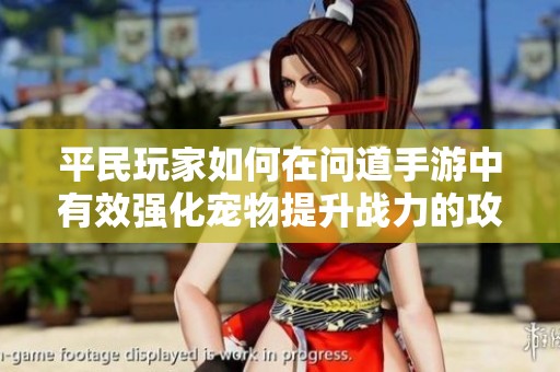平民玩家如何在问道手游中有效强化宠物提升战力的攻略与经验分享