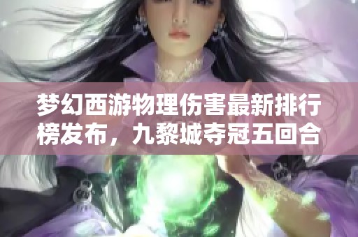 梦幻西游物理伤害最新排行榜发布，九黎城夺冠五回合输出最高成就