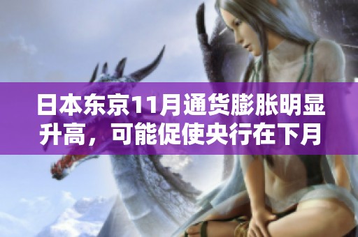 日本东京11月通货膨胀明显升高，可能促使央行在下月采取加息措施
