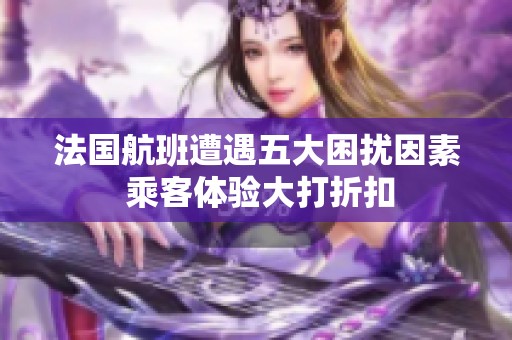 法国航班遭遇五大困扰因素 乘客体验大打折扣