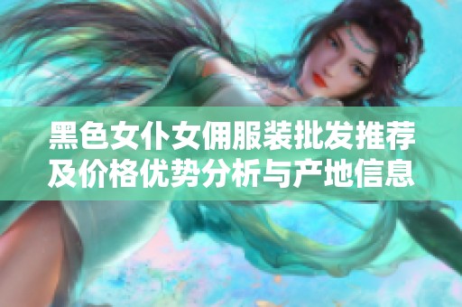 黑色女仆女佣服装批发推荐及价格优势分析与产地信息