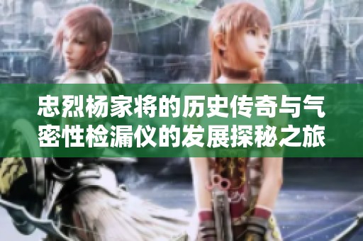 忠烈杨家将的历史传奇与气密性检漏仪的发展探秘之旅