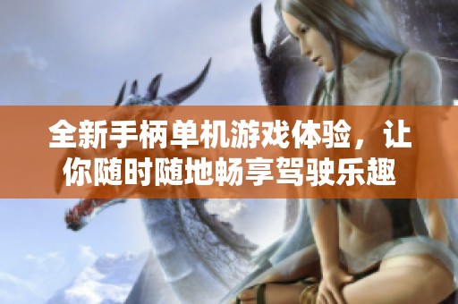 全新手柄单机游戏体验，让你随时随地畅享驾驶乐趣