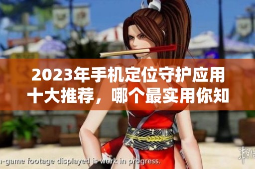 2023年手机定位守护应用十大推荐，哪个最实用你知道吗