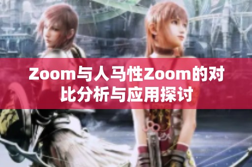 Zoom与人马性Zoom的对比分析与应用探讨