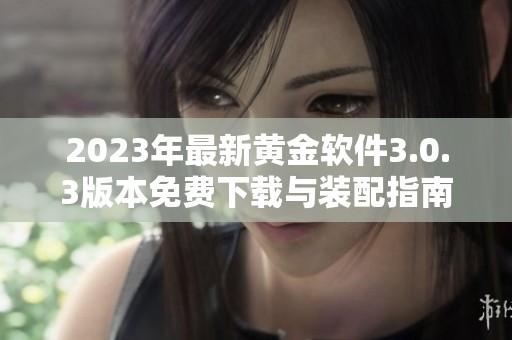 2023年最新黄金软件3.0.3版本免费下载与装配指南