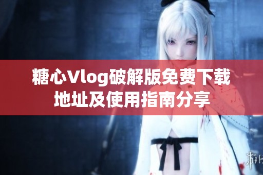 糖心Vlog破解版免费下载地址及使用指南分享
