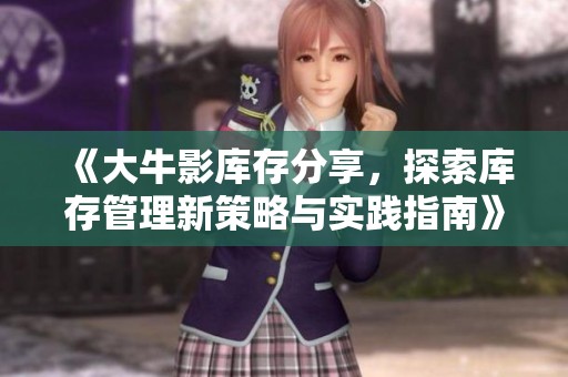 《大牛影库存分享，探索库存管理新策略与实践指南》
