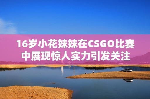 16岁小花妹妹在CSGO比赛中展现惊人实力引发关注