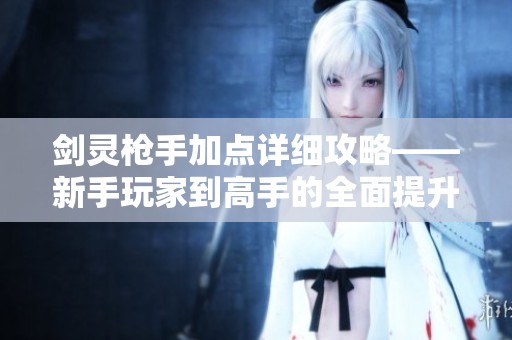 剑灵枪手加点详细攻略——新手玩家到高手的全面提升路径