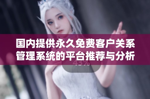 国内提供永久免费客户关系管理系统的平台推荐与分析