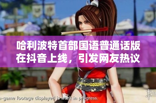 哈利波特首部国语普通话版在抖音上线，引发网友热议与追捧