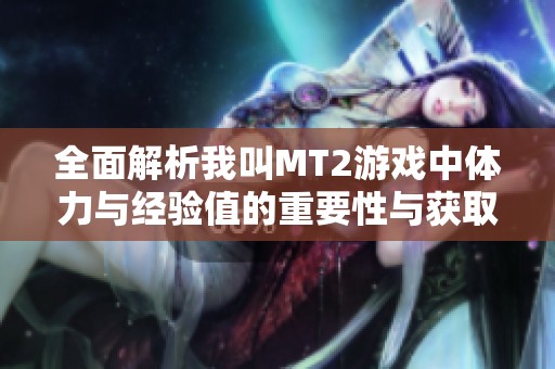 全面解析我叫MT2游戏中体力与经验值的重要性与获取方法