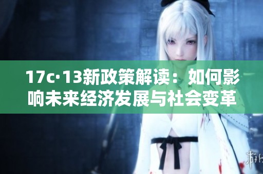 17c·13新政策解读：如何影响未来经济发展与社会变革