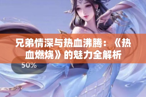 兄弟情深与热血沸腾：《热血燃烧》的魅力全解析