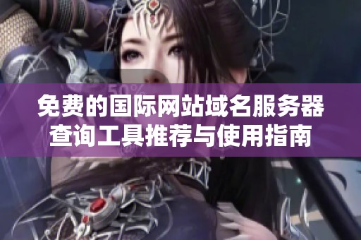 免费的国际网站域名服务器查询工具推荐与使用指南