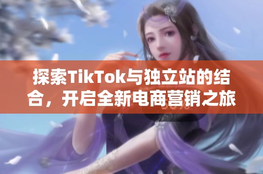 探索TikTok与独立站的结合，开启全新电商营销之旅