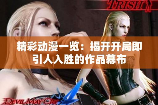 精彩动漫一览：揭开开局即引人入胜的作品幕布