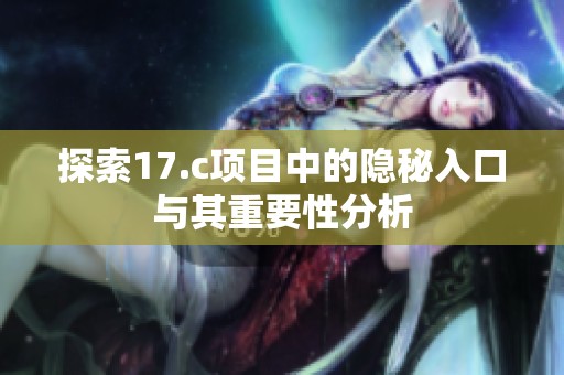 探索17.c项目中的隐秘入口与其重要性分析