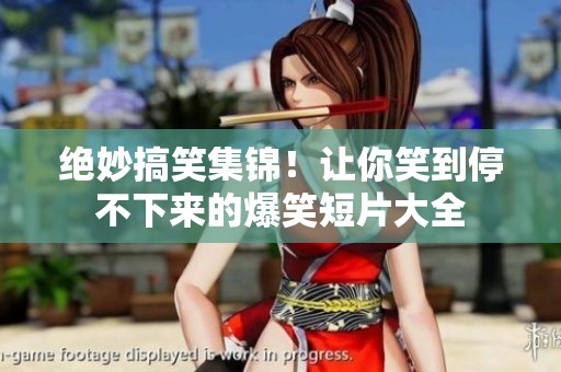 绝妙搞笑集锦！让你笑到停不下来的爆笑短片大全
