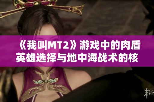 《我叫MT2》游戏中的肉盾英雄选择与地中海战术的核心分析
