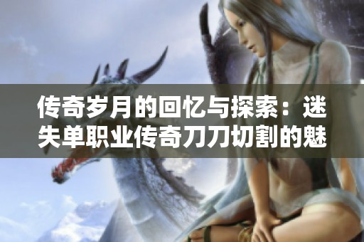 传奇岁月的回忆与探索：迷失单职业传奇刀刀切割的魅力之旅