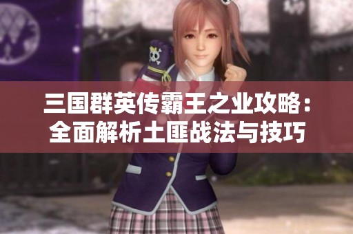 三国群英传霸王之业攻略：全面解析土匪战法与技巧