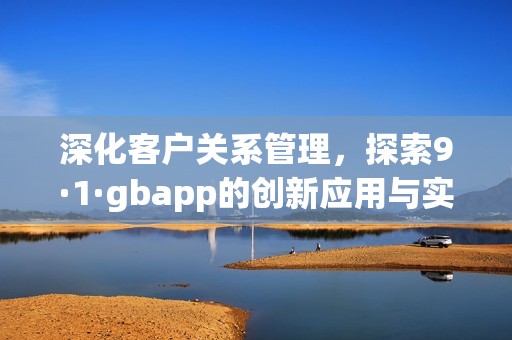 深化客户关系管理，探索9·1·gbapp的创新应用与实践