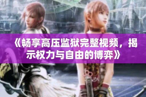 《畅享高压监狱完整视频，揭示权力与自由的博弈》
