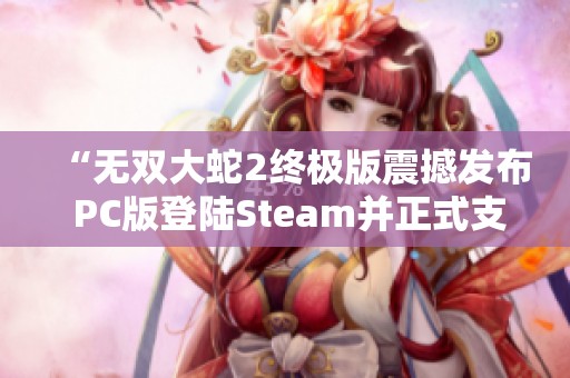 “无双大蛇2终极版震撼发布 PC版登陆Steam并正式支持中文”