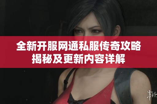 全新开服网通私服传奇攻略揭秘及更新内容详解