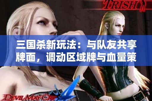 三国杀新玩法：与队友共享牌面，调动区域牌与血量策略！