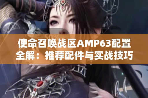 使命召唤战区AMP63配置全解：推荐配件与实战技巧分析