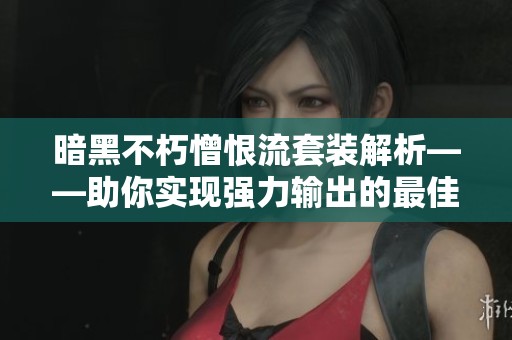 暗黑不朽憎恨流套装解析——助你实现强力输出的最佳选择
