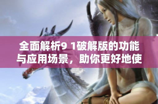 全面解析9 1破解版的功能与应用场景，助你更好地使用