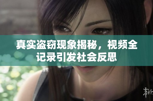 真实盗窃现象揭秘，视频全记录引发社会反思