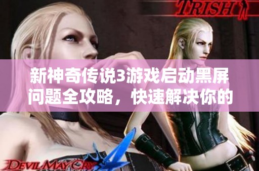 新神奇传说3游戏启动黑屏问题全攻略，快速解决你的烦恼