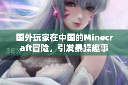 国外玩家在中国的Minecraft冒险，引发暴躁趣事